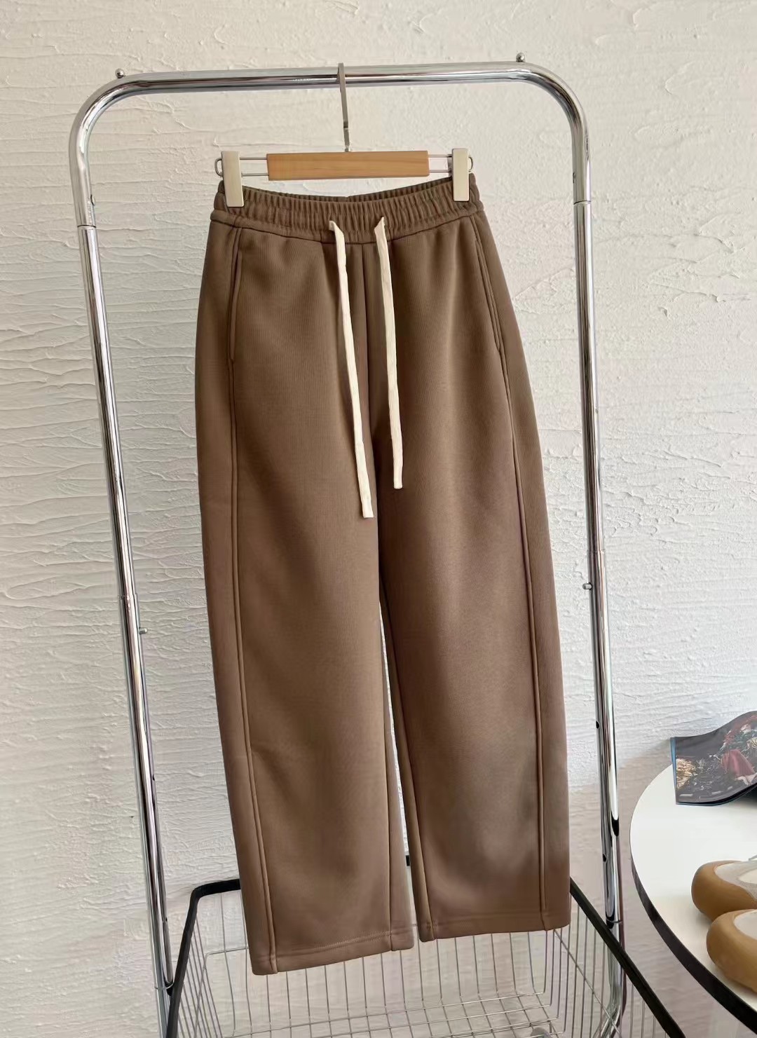 女装韩系高品质加厚高腰镰刀裤 显瘦百搭山本阔腿香蕉裤 代发详情15