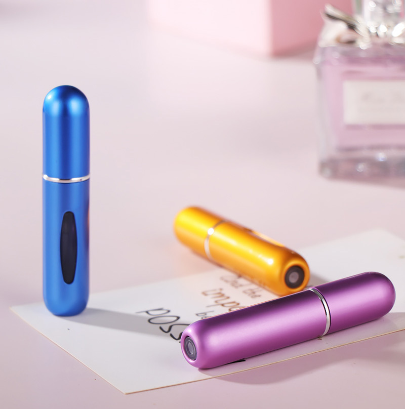In stock: 5ml bottom-filled perfume spray bottle, aluminum foil recyclable perfume filling bottle, portable cosmetic bottle pic 12