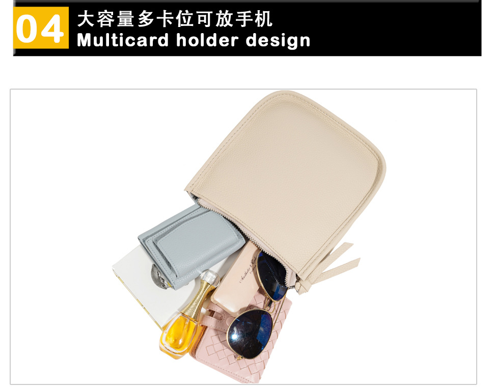 Leather single-shoulder bag for women, versatile and fashionable 2023 Korean small square bag, top layer cowhide ins Korean version crossbody bag, small bag pic 47