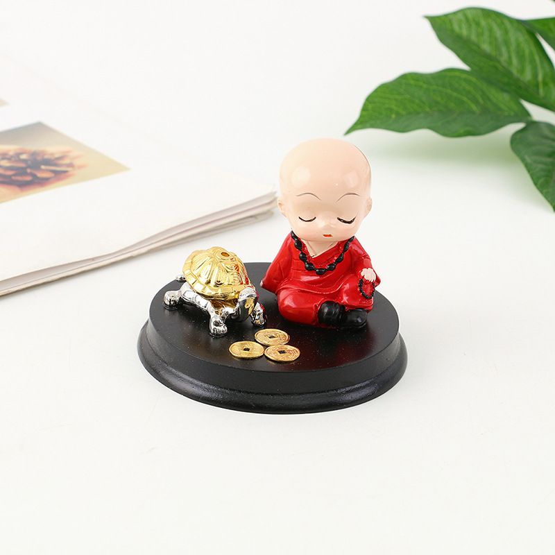 New creative resin handicrafts for little monks, Zen incense burners, decorative lines, incense holders and gift ornaments pic 5