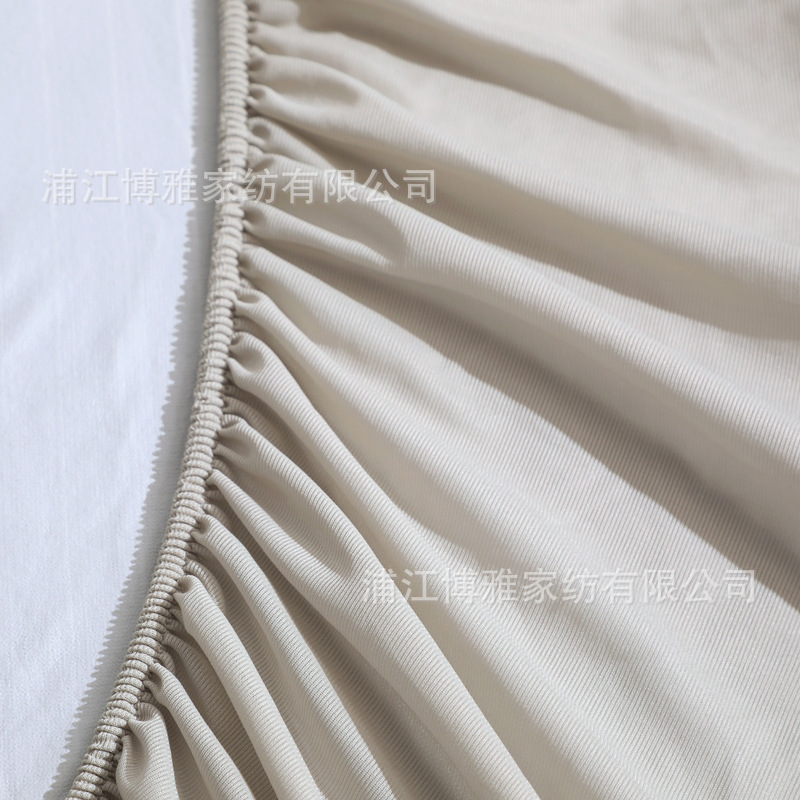 Cross-border Amazon supplies waterproof and urine-proof care bed caps with striped brushed solid color and simple style. Wholesale from the manufacturer pic 12