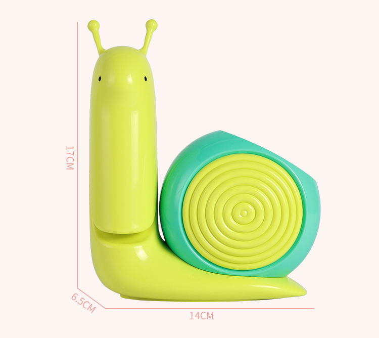 Cute and fun snail-shaped small desk lamp, foldable and adorable night light, USB charging portable small desk lamp pic 13
