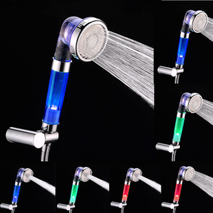 led showerhead multi-piece set, showerhead hose, showerhead stand set, temperature-controlled three-color and seven-color best-selling combination SDS-A23 pic 29