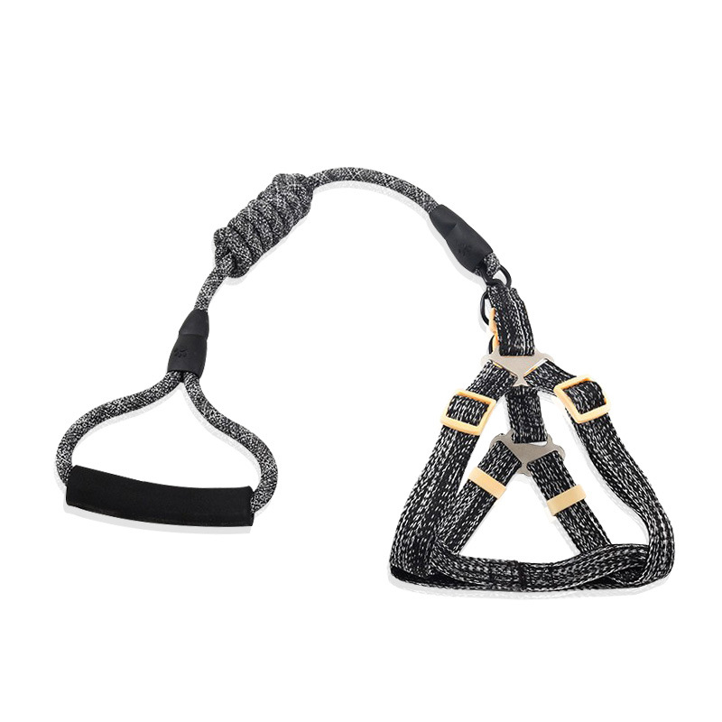 New cross-border pet leash, dog leash, dog chain, foam handle, dog leash sleeve, pet chest and back strap pic 11