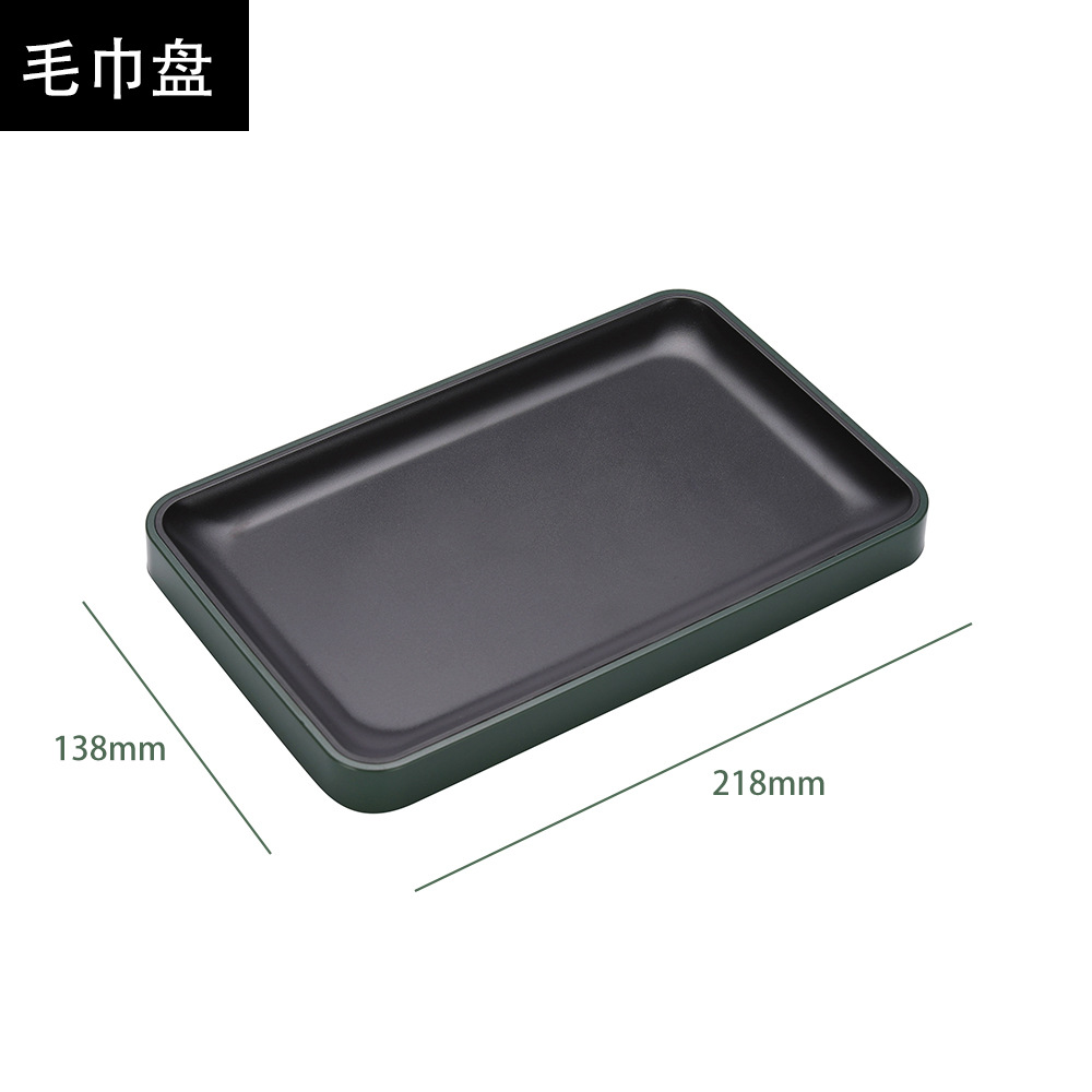 Venta directa de fábrica habitación bandeja de hervidor caja de consumibles caja de toallas de papel bandeja de té rejilla de toalla soporte remoto caja de té pic 7