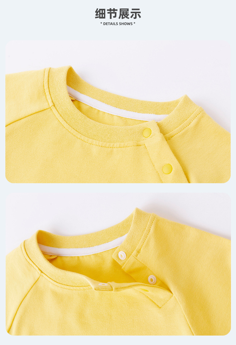 嘟嘟家儿童套装夏季宝宝短袖t恤夏装男童长裤女童体恤童装卡通潮详情22