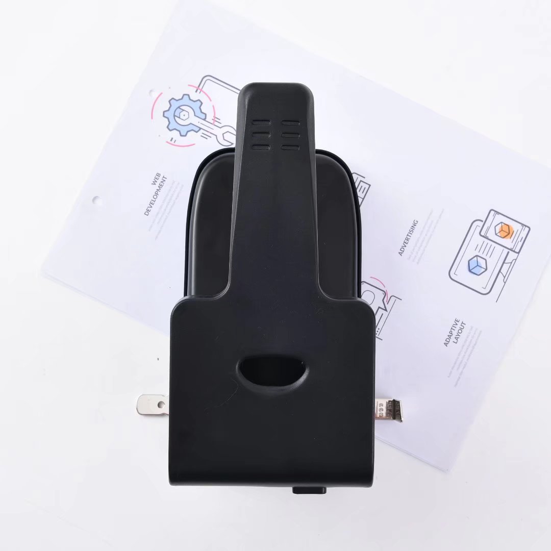 Factory-supplied exclusive double-hole punch, manual binding punch, loose-leaf labor-saving punch with ruler, round hole punch pic 3