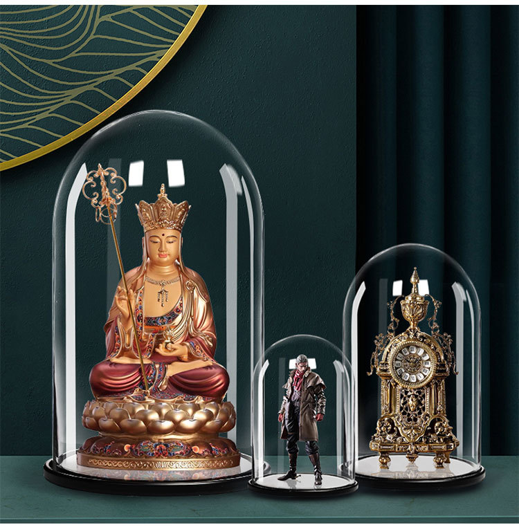The original manufacturer supports various sizes of preserved flower glass covers for creative handicrafts and transparent glass vases pic 10
