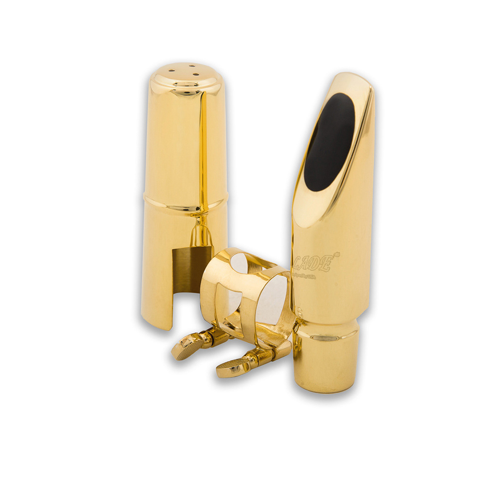 Factory direct sales of mid-range E-flat saxophone metal flute heads, saxophone metal wind instrument accessories, and instrument cases pic 4