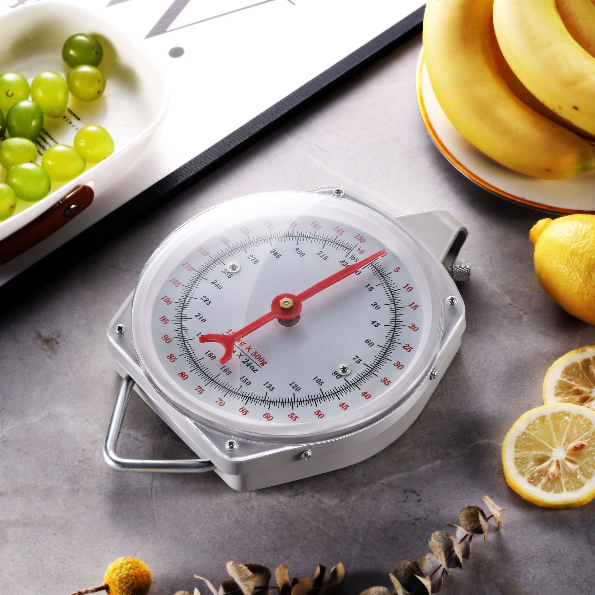Factory direct sales of spring hanging scales, hook scales, hand-held scales, spring hook hanging scales, and round surface hanging scales pic 1