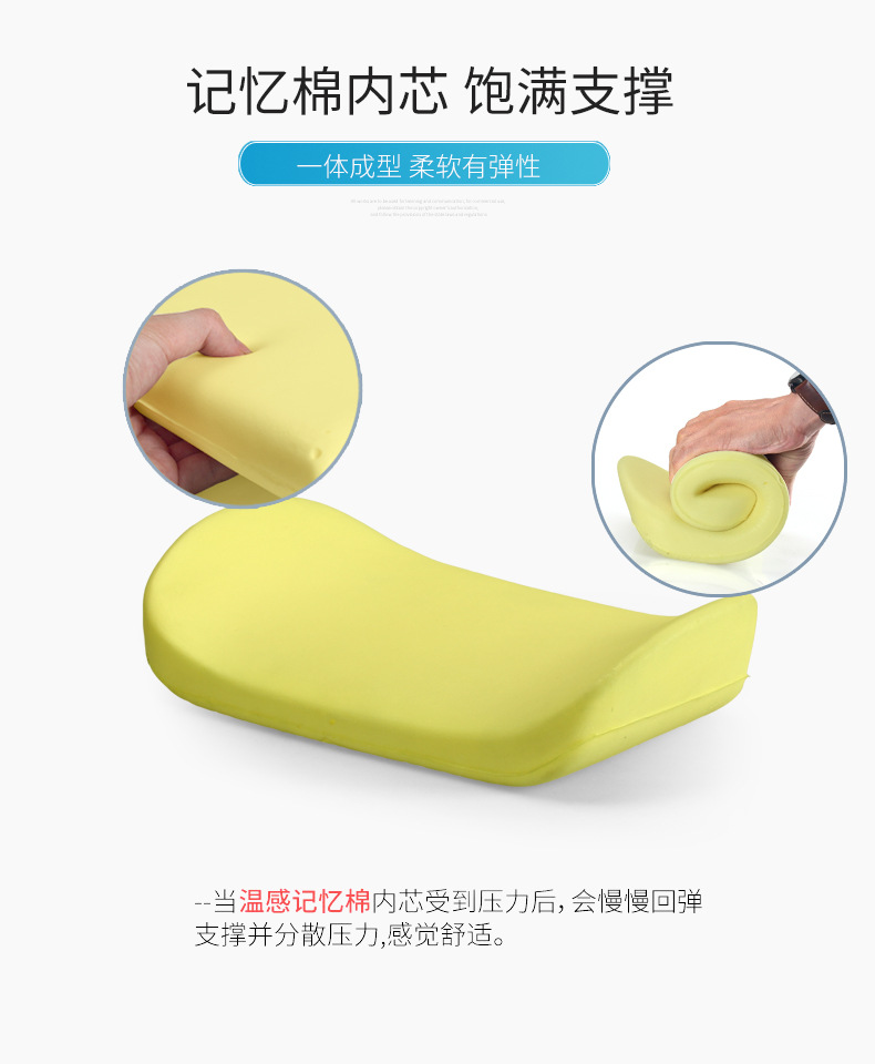 汽车护腰靠垫薄款车载车用腰垫透气夏季背垫小腰靠腰枕靠背详情8