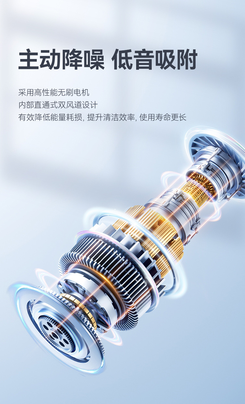 手持小风扇户外露营大风力无线吹尘除尘迷你无刷手持高速风扇详情6