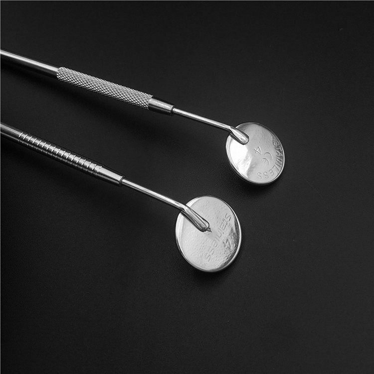 Eyelash extension stainless steel handle inspection mirror anti-fog mirror surface eyelash extension auxiliary tool factory direct sales pic 12