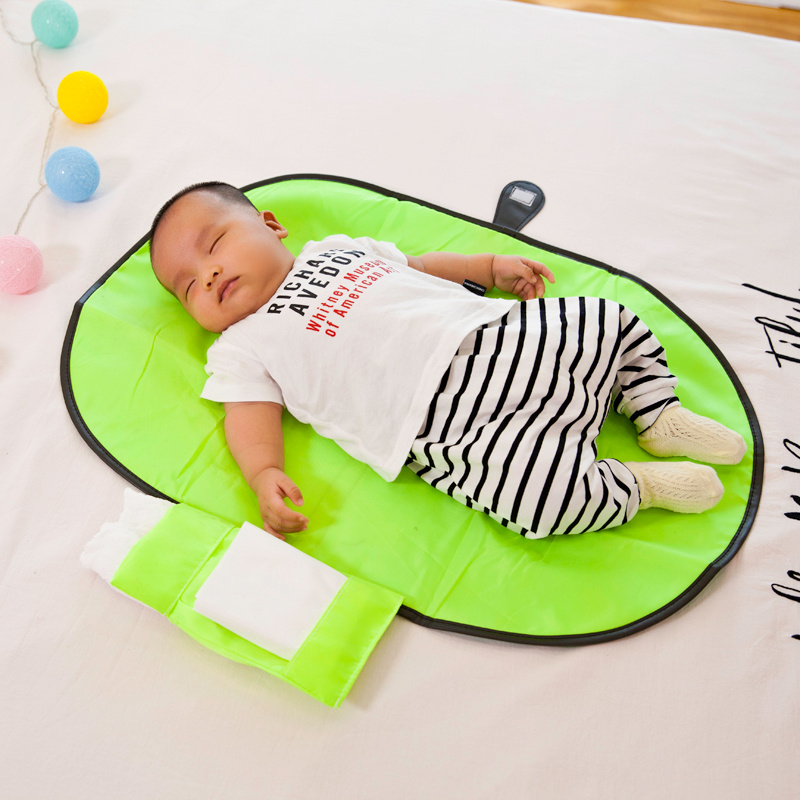 Baby diaper pad, portable pad for both boys and girls, foldable waterproof urine separator pad for protection pic 8