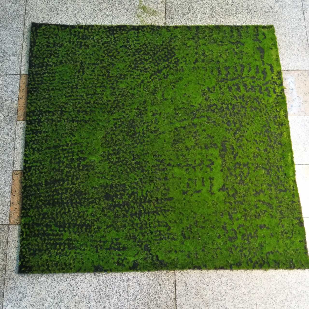 Artificial plant wall, moss skin, plant wall, grass decoration, indoor window display decoration, DIY trendy decoration, lawn pic 1