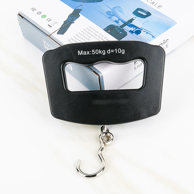 电子手提秤行李秤50kg钩子秤电子称钓鱼秤箱包旅游秤不锈钢手提秤详情2