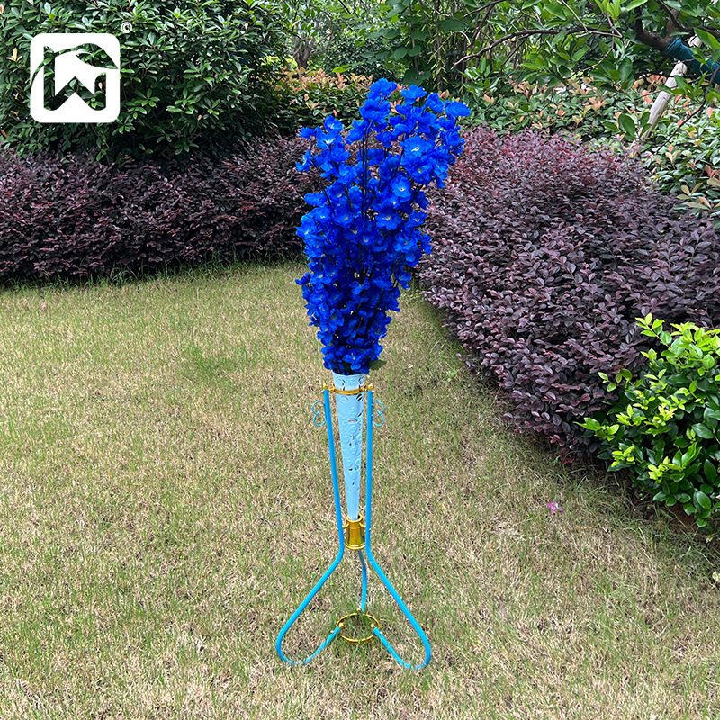 Wedding welcome corridor flower stand, passageway flower basket, rose iron basket, small cultural scene decoration props, basket supplies pic 21