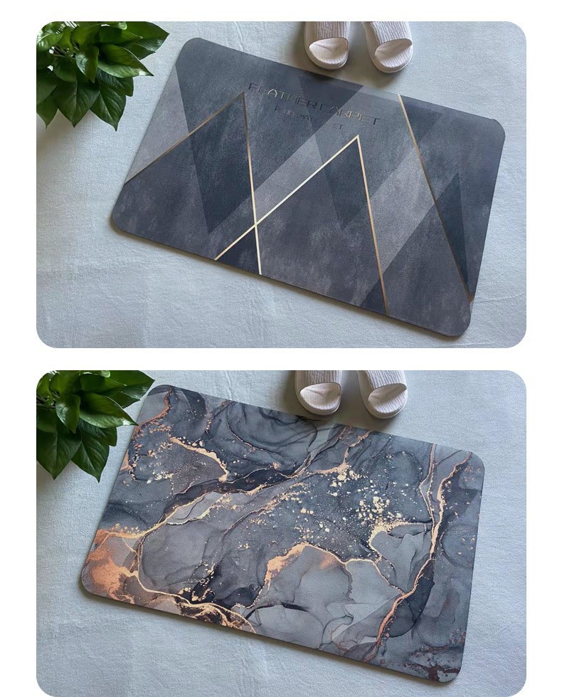 浴室进门地垫天然橡胶吸水脚垫卫生间速干垫雅美硅藻泥同款软地垫详情8