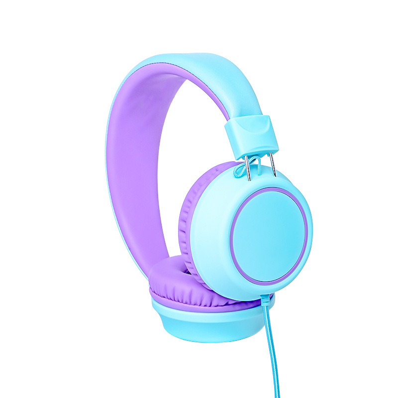 耳机厂家新款私模 头戴式儿童成人耳机带唛编织线可折叠耳机 跨境详情12