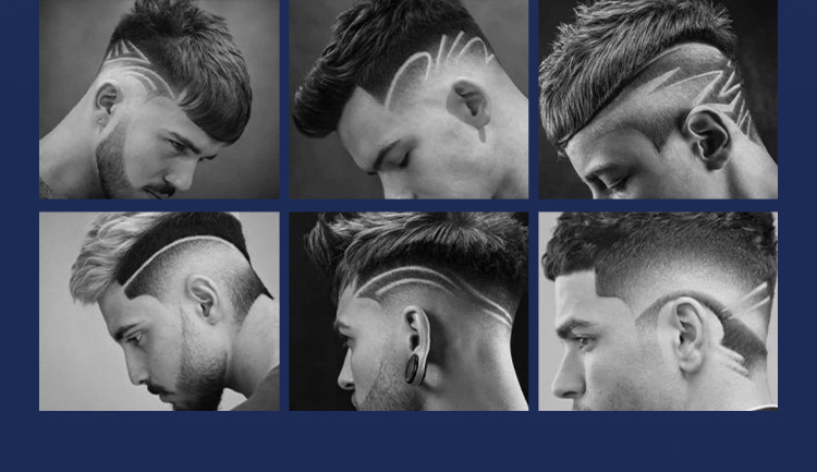 跨境剪发器美发电推子电动理发器电推剪油头雕刻剃头刀光头理发剪详情4