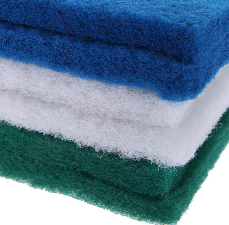 The fish tank and aquarium are thickened with high-density washable purification biochemical filter cotton in white, blue and green pic 6