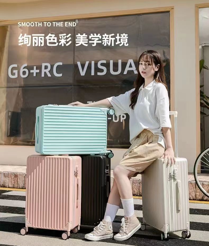 创新19开大容量行李箱开盖设计拉杆箱优选高品质密码箱静音万向轮详情11