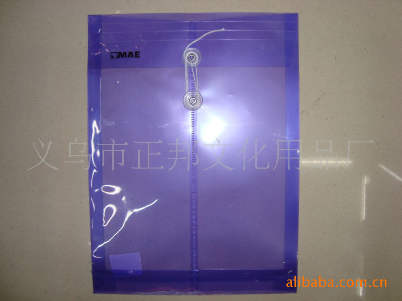 Factory wholesale PP plastic three-dimensional snap bags for materials, archives, files, and learning and office supplies. Customized storage available pic 6