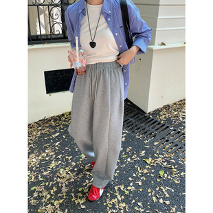 GAGD white Tencel wide-leg jeans for women, simple, loose and drape straight-leg jeans pic 10