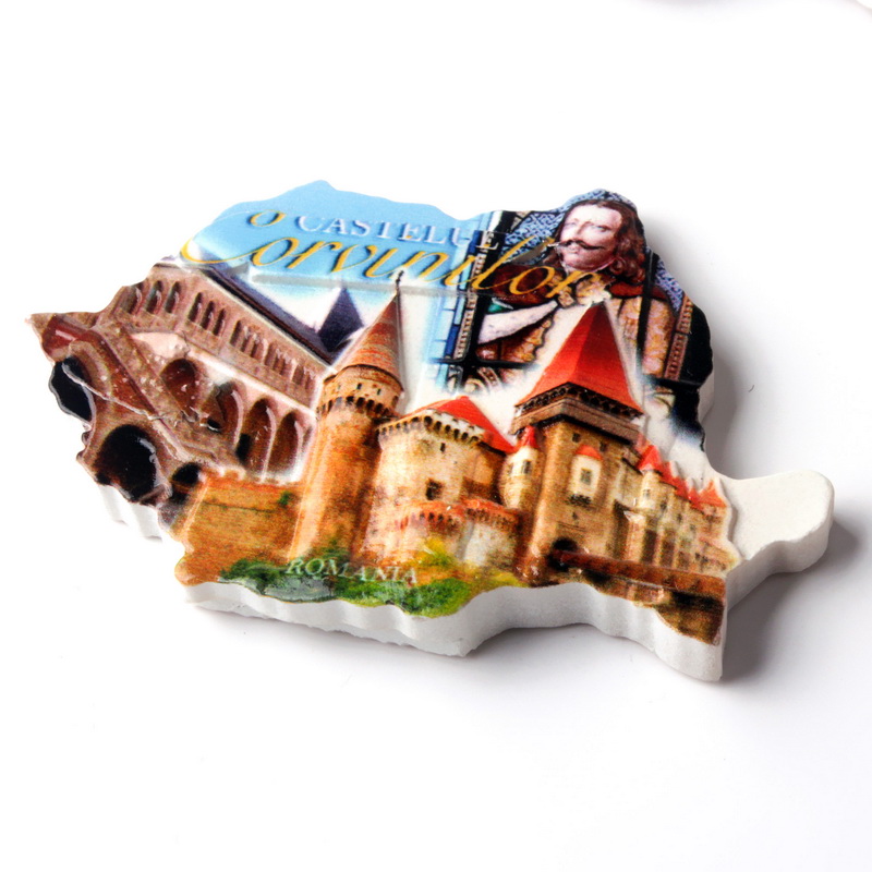  世界著名城市旅游纪念品 家居装饰 罗马尼亚磁性树脂冰箱磁贴现货批发 详情9