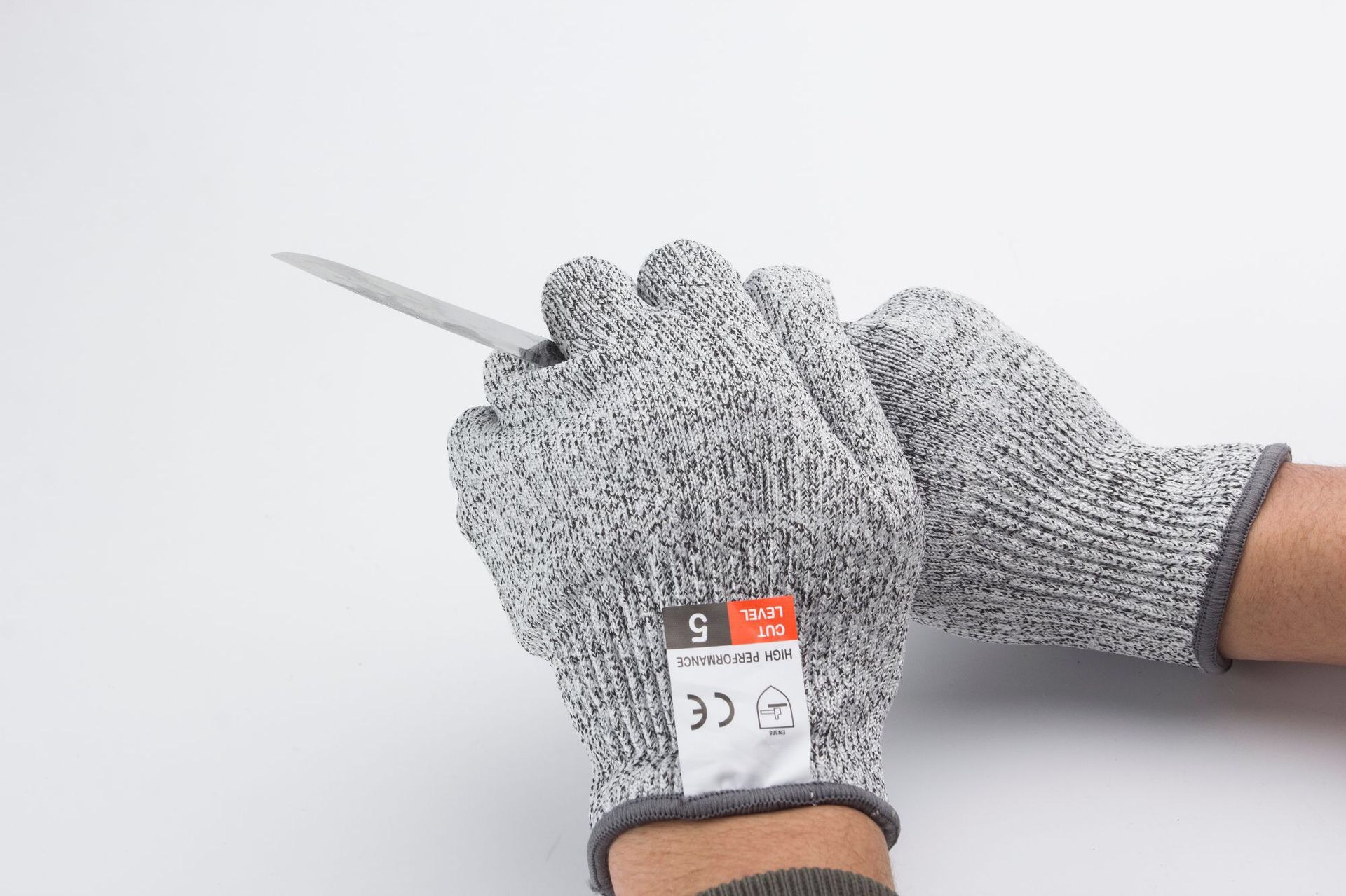 HPPE cut-resistant gloves in stock, Grade 5, suitable for outdoor gardening, puncture-resistant and wear-resistant, kitchen, slaughtering, glass cutting and scratch-resistant pic 20