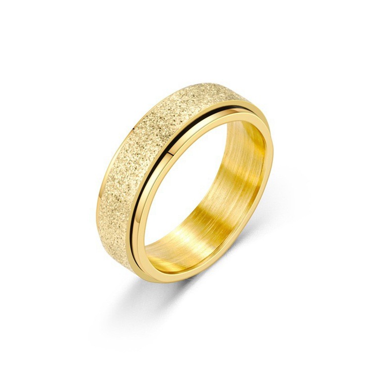 Cross-border Amazon bestseller titanium steel rotating ring, star and moon stress-relieving and anti-anxiety ring, European and American accessories/Chinese trend products pic 22