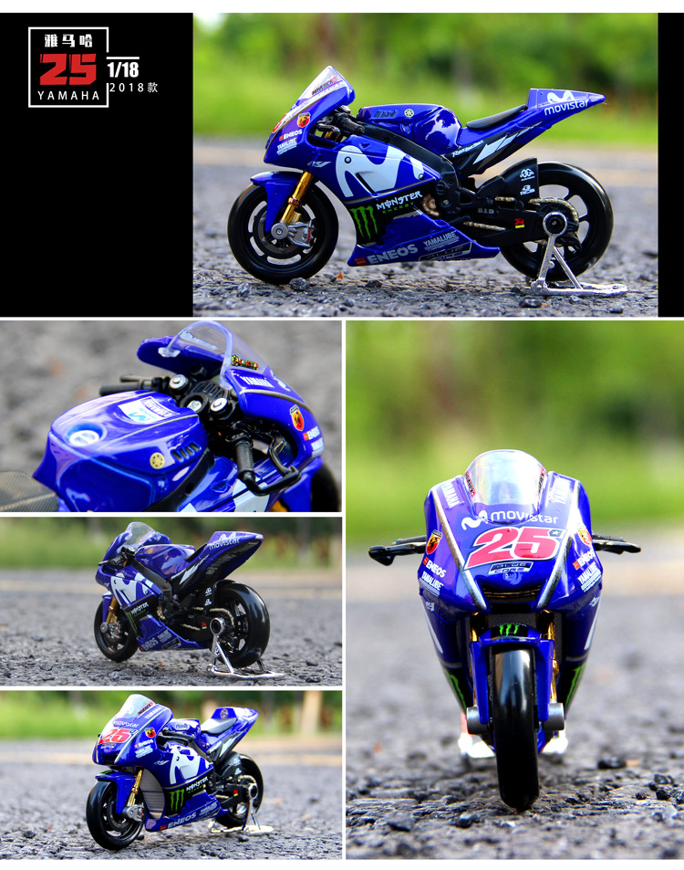 Wholesale Masito 1/18 Yamaha Rossi Honda GP motorcycle racing car Ducati simulation alloy motorcycle model pic 8
