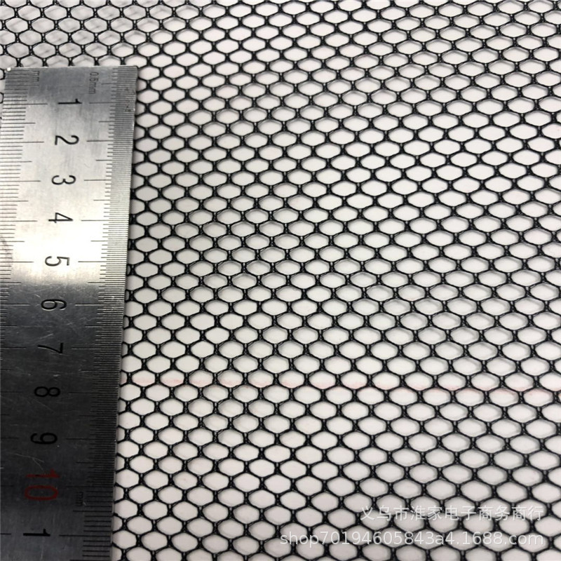 Factory direct sales of mesh fabric in stock and wholesale, warp knitted coarse mesh yarn bags, shoes, double-layer handbags, laundry bags pic 4