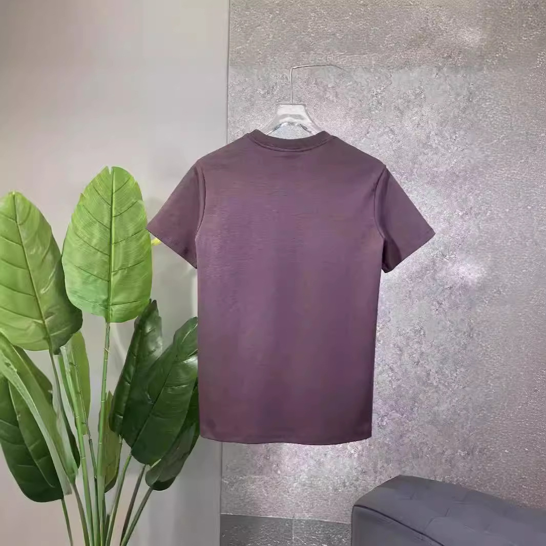 冰丝短袖t恤男士夏季薄款潮牌ins修身半袖男装痞帅体恤上衣服详情4