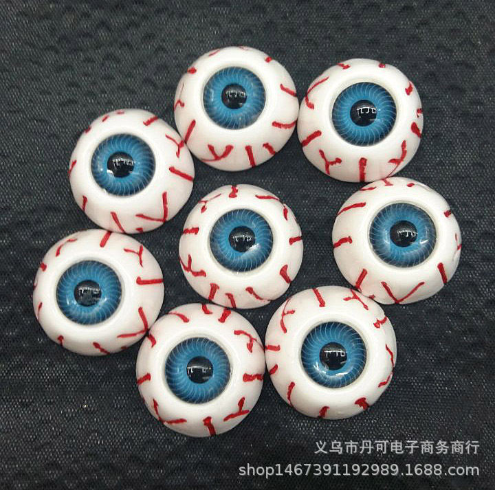 充血眼球 血丝眼睛 万圣节恐怖眼珠 树脂眼睛 流血眼球 血眼睛详情1