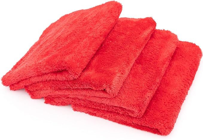 超细纤维珊瑚绒无边毛巾 擦车吸水不伤漆550GSM激光切边擦车巾详情20