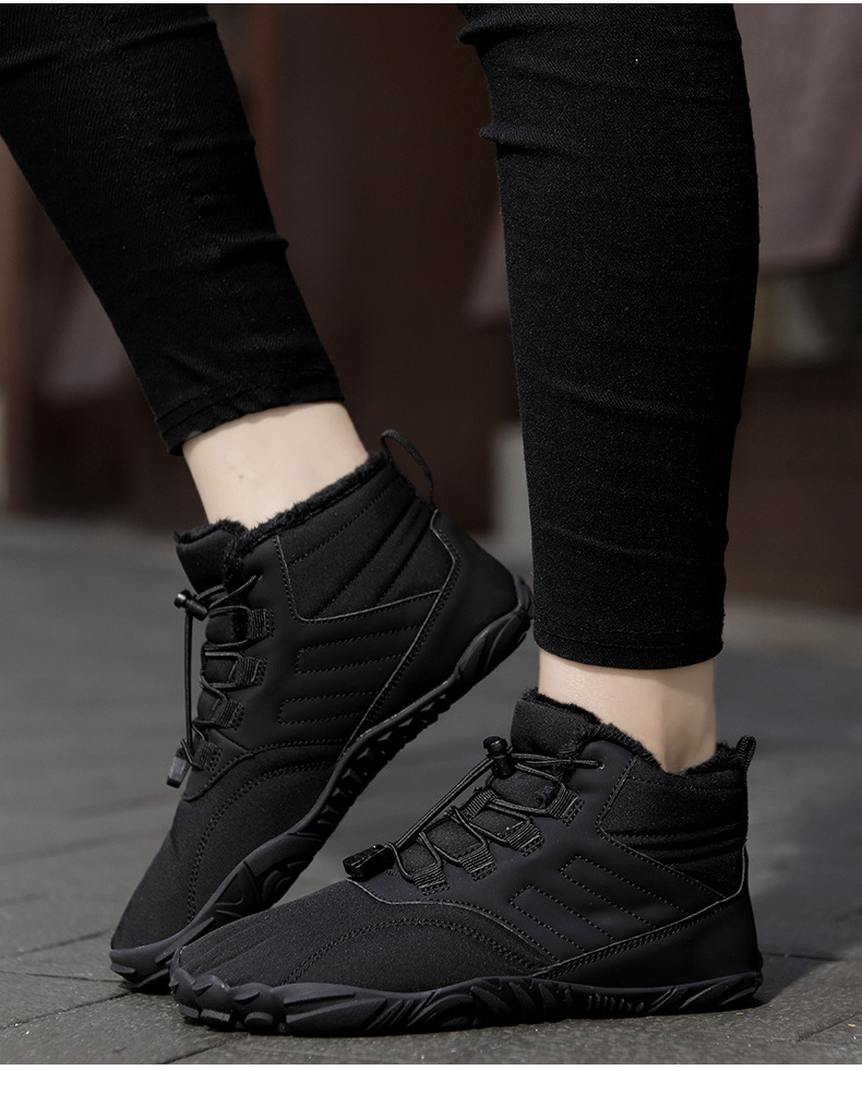 跨境新款棉靴男女休闲棉鞋加绒加厚雪地靴保暖情侣高帮棉靴厂代发详情18