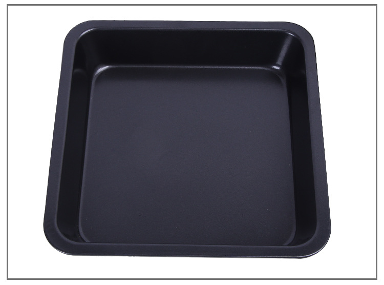 【 Xiao Ang 】 9-inch black square non-stick baking tray, cookies, nougat, egg roll baking tools, DIY pizza pic 25