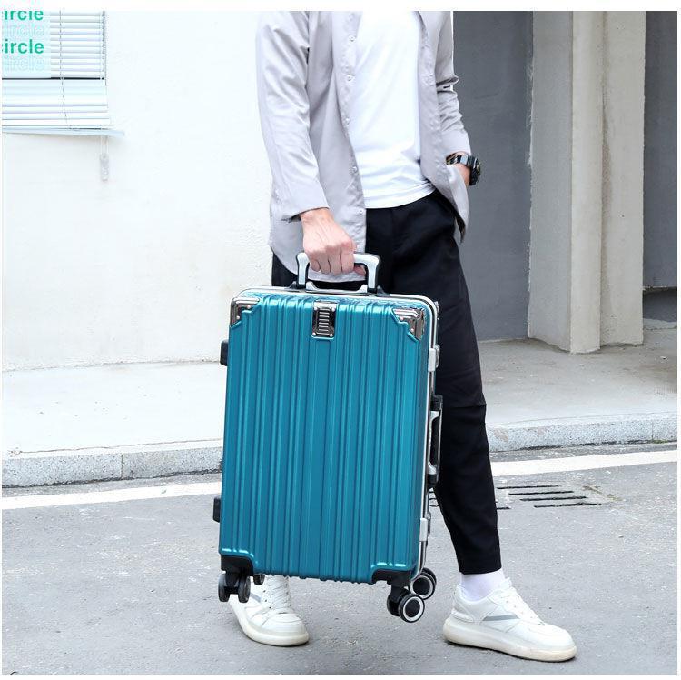 Male suitcases: Large capacity, sturdy and durable, thickened female student suitcase, silent travel suitcase, leather suitcase, password suitcase pic 28
