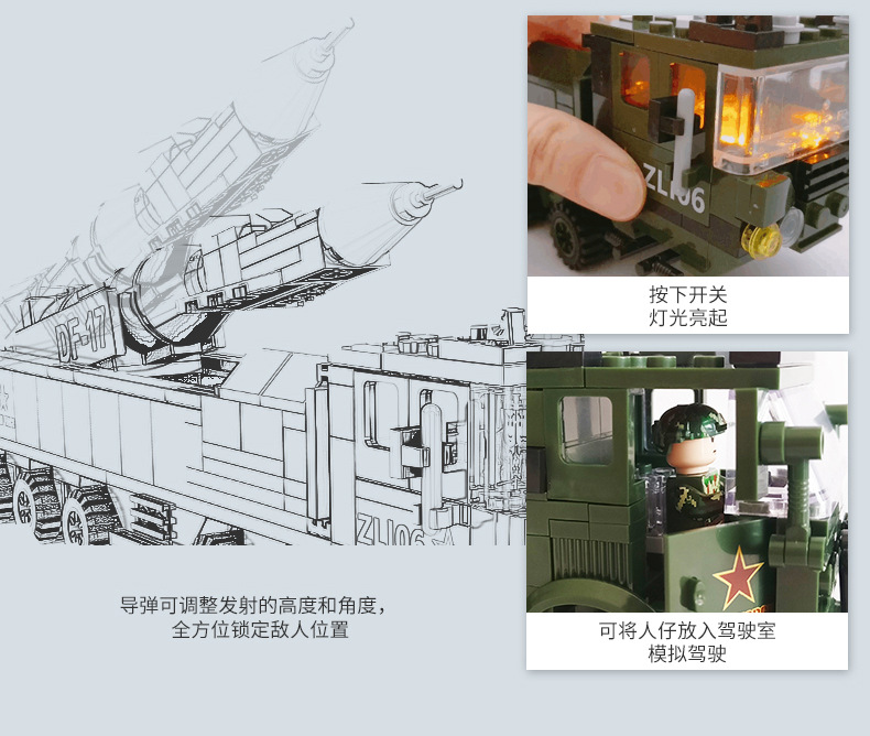 Kaizhi Military Building Blocks KY84070-84121 assembly model for primary school boys, free shipping for consignment pic 31