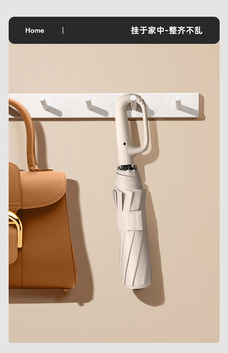 27寸10骨全自动环扣折叠晴雨两用大号抗风双人车载遮阳防晒伞 定制款 详情5