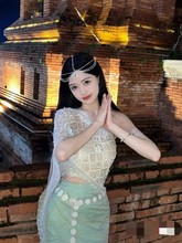 儿童傣族花儿舞蹈演出服装孔雀舞表演服艺考渐变修身鱼尾裙女童详情29