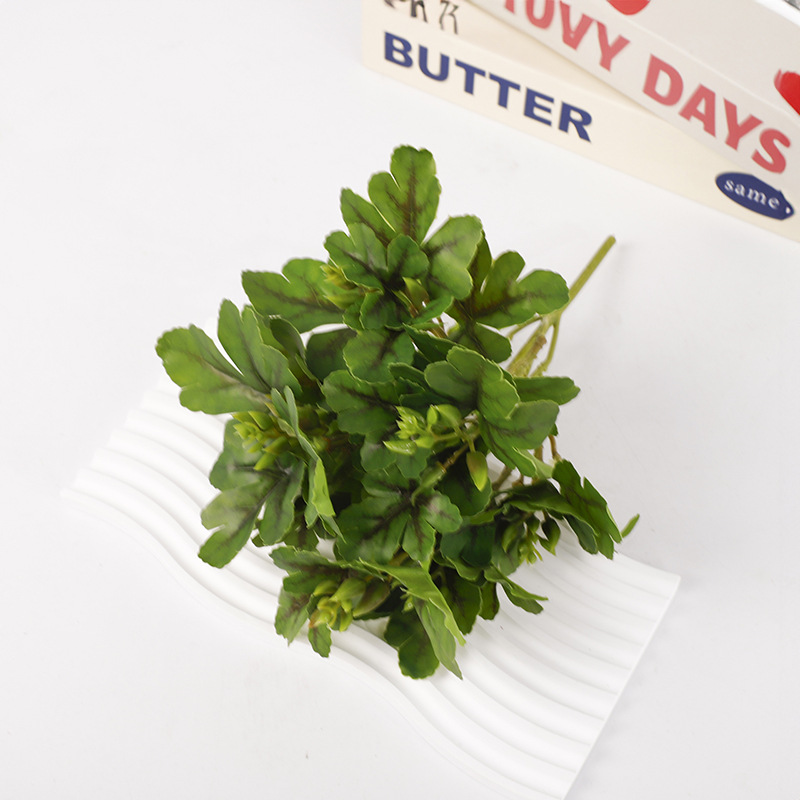 手感仿真兰花仿真花批发捧花工程11头菊花叶婚礼装饰摄影软装假花详情6