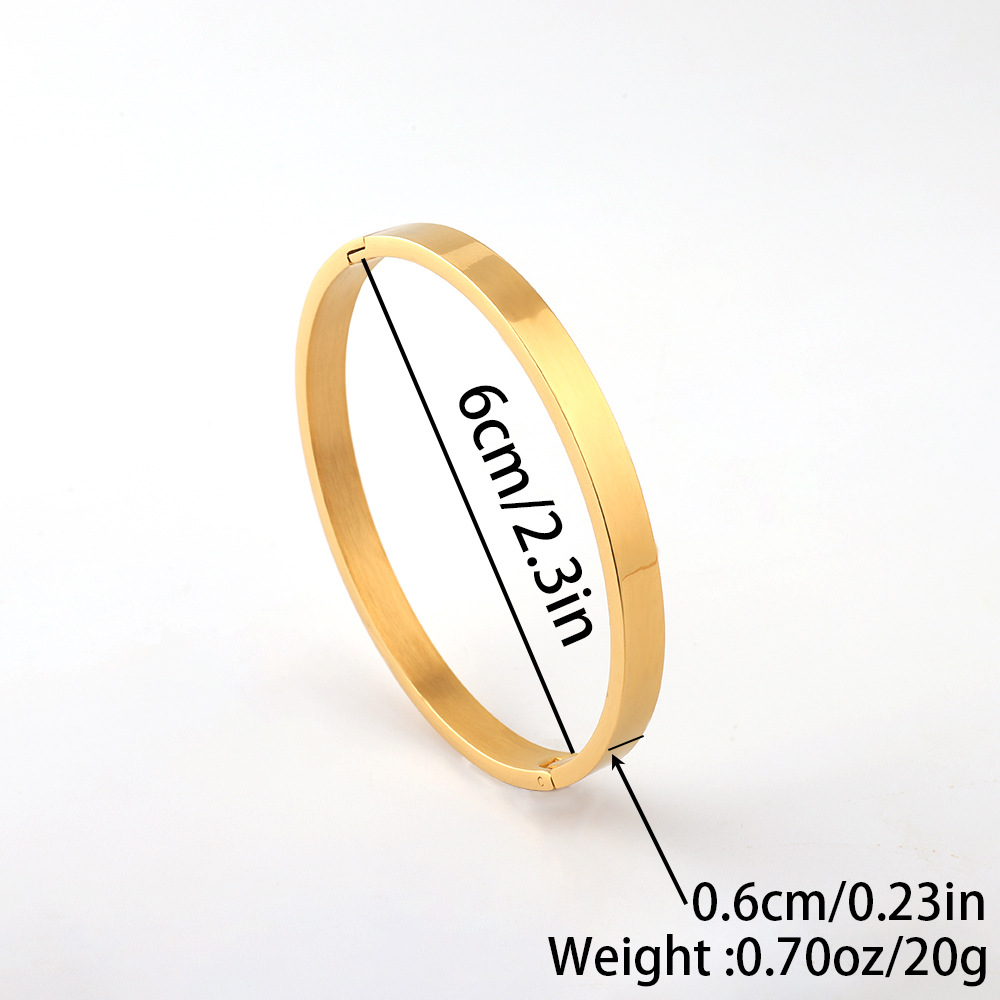 Titanium steel bracelet vacuum electroplated without color fading stainless steel bracelet, a niche and versatile light luxury high-end full diamond bracelet pic 12