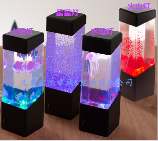 Fish tank simulation lionfish e-commerce 6-color simulation silicone fluorescent lionfish simulation jellyfish landscape decoration pic 43