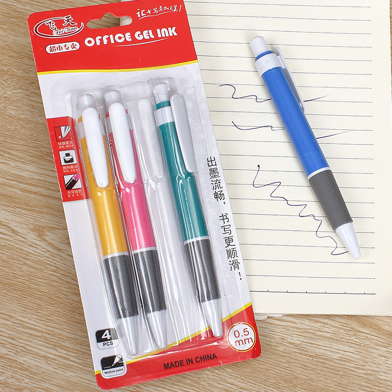 Factory direct sales of 5 ballpoint pens with suction cards, learning, home, business and office writing tools, oil-based pens, ballpoint pens pic 9