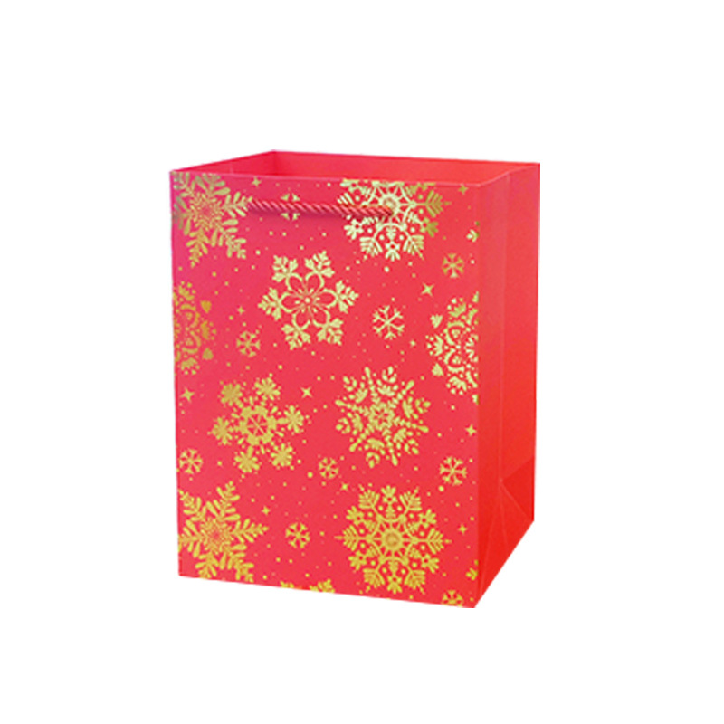 佰世特包装现货烫金新款圣诞节日礼品袋撒粉包装袋手提袋批发外贸详情6
