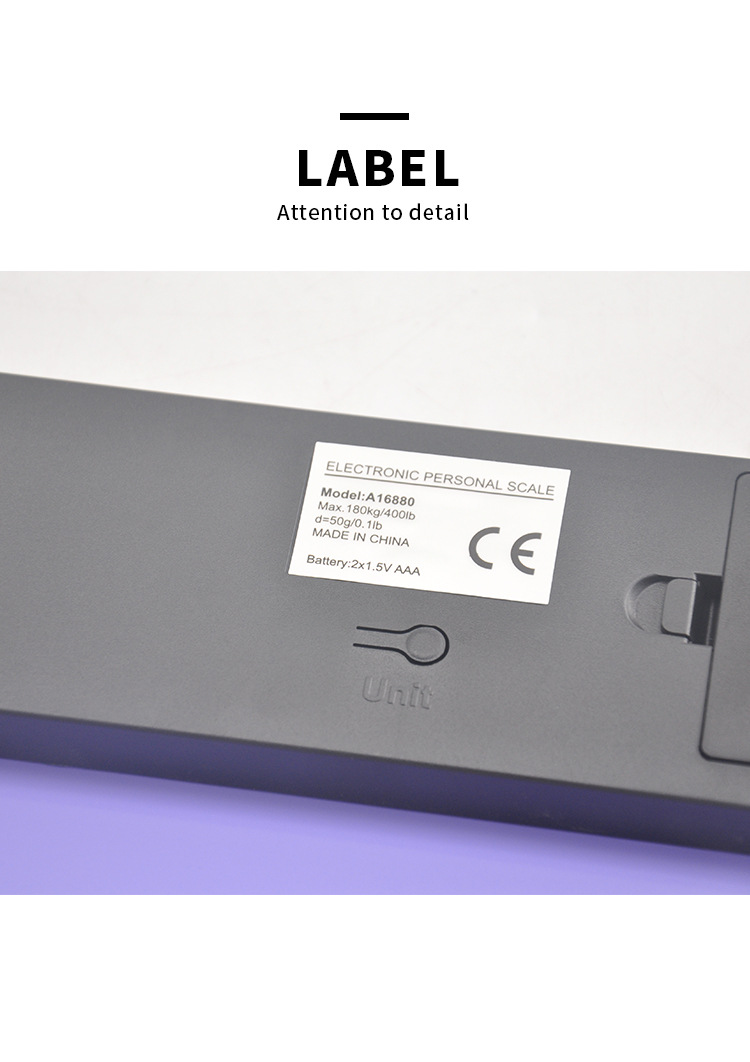 [FF1976-A16680]厂家直销家用电子人体秤跨境 外贸180KG体重秤LCD背光显示 电子称详情4