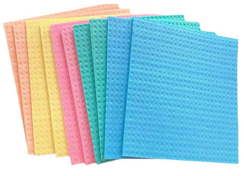 法国木浆棉百洁布洗碗布厨房吸水清洁去污去油吸水压缩木浆棉抹布详情11