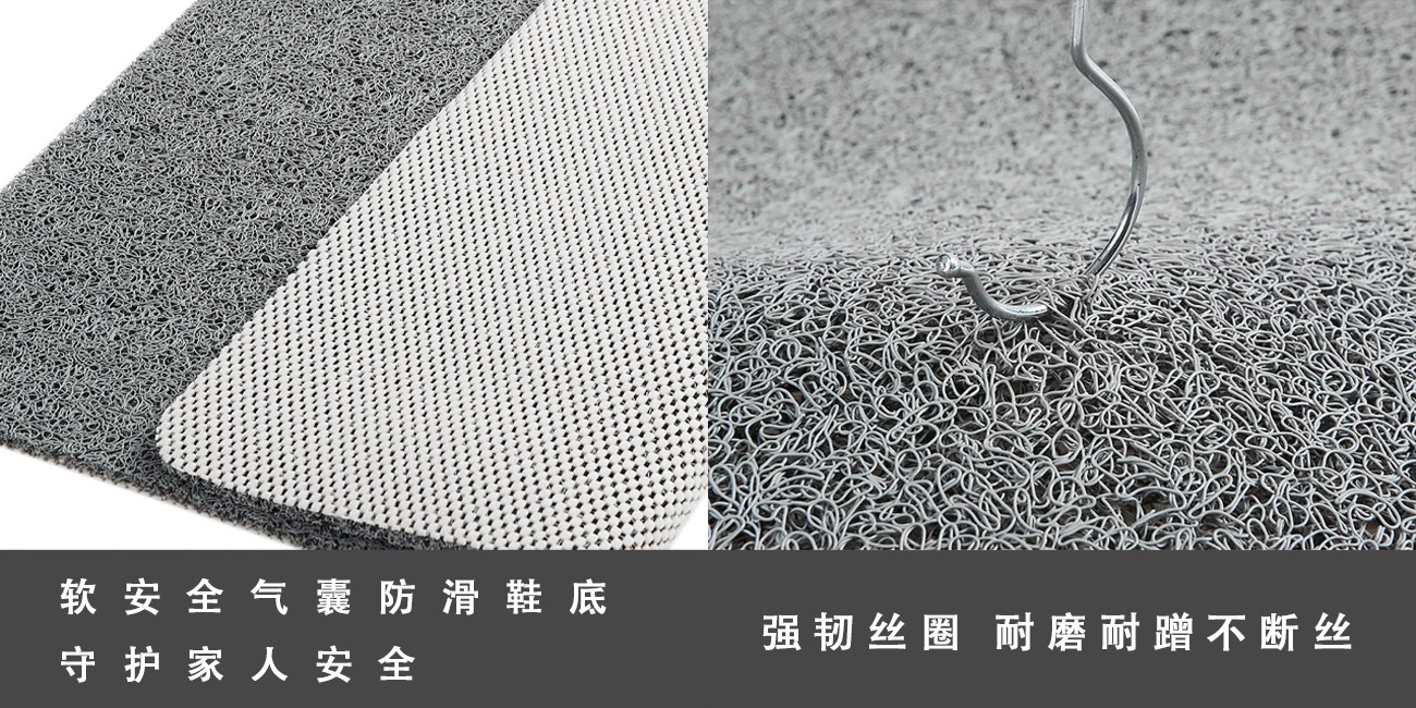 跨境浴室防滑垫淋浴房洗澡踩脚垫丝圈卫生间地垫家用防水垫子工厂详情7